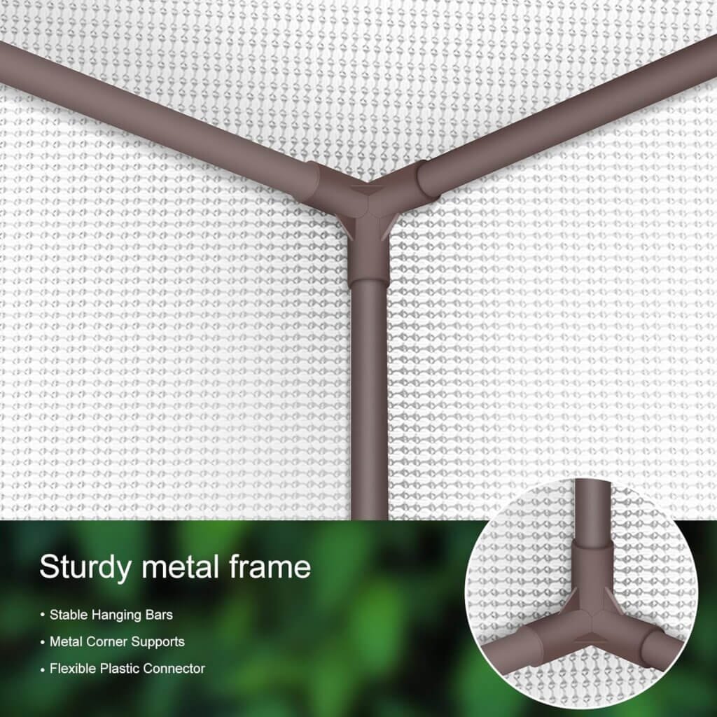 ATOUR 4x2 Grow Tent, 48x24x60Highest Density 1680D Diamond Mylar with Double Transparent Viewing Door and Floor Tray for Hydroponic Indoor Plant Growing