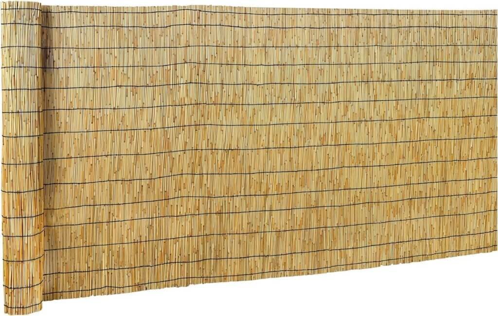 DearHouse Natural Reed Fencing, Eco-Friendly Reed Fence,5 feet High x 16.4 feet Long, Reed Screen for Garden, Privacy Fence