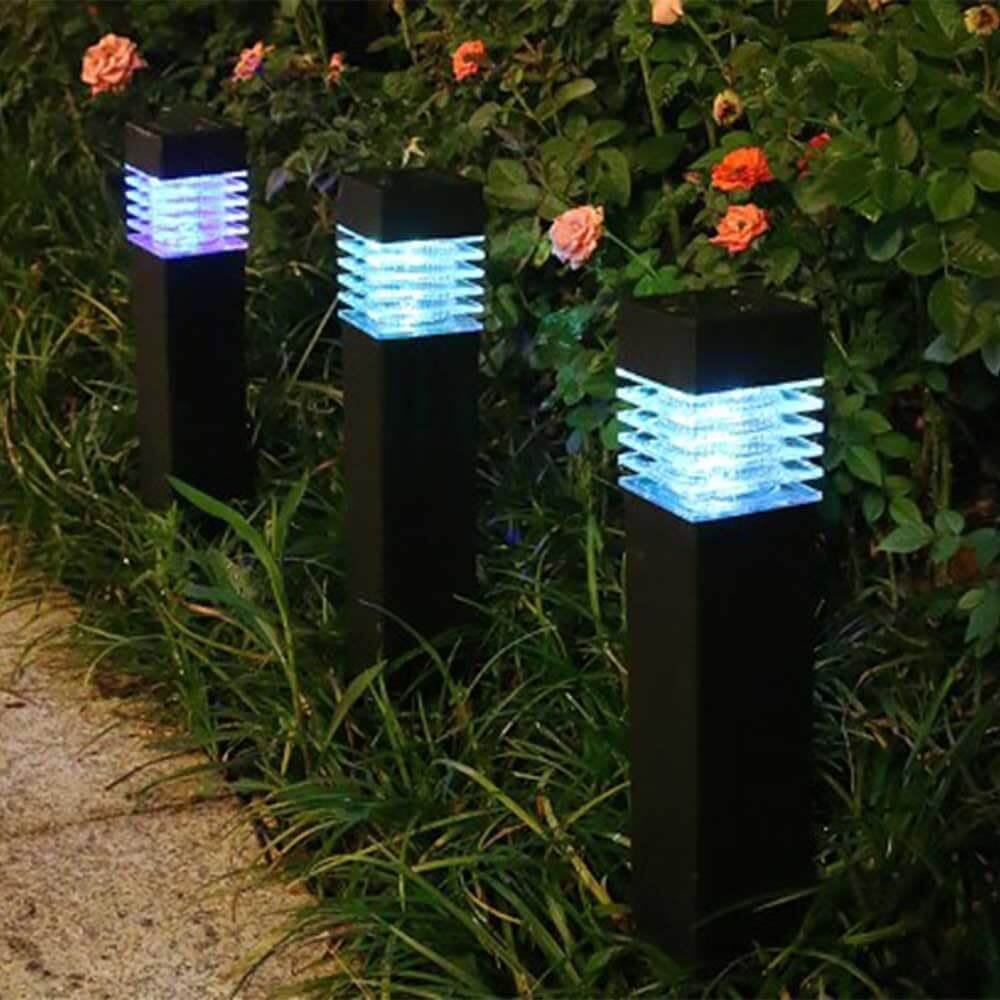 Ecothaw,EcoThaw Solar-Powered De-Icing Light,Solar Outdoor De-Icing Light,Mini Solar-Powered De-Icing Light,Solar Courtyard Garden Landscape Outdoor Light,Solar Ground Plug-in Light (Warm,8PCS)