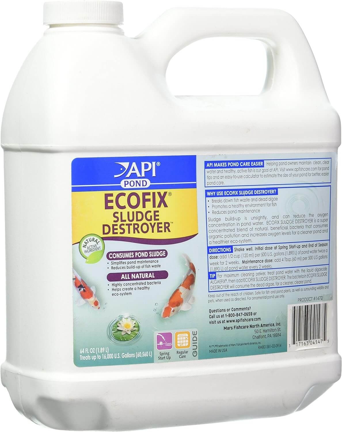 api pondcare 147d 64 oz ecofix pond clarifier review