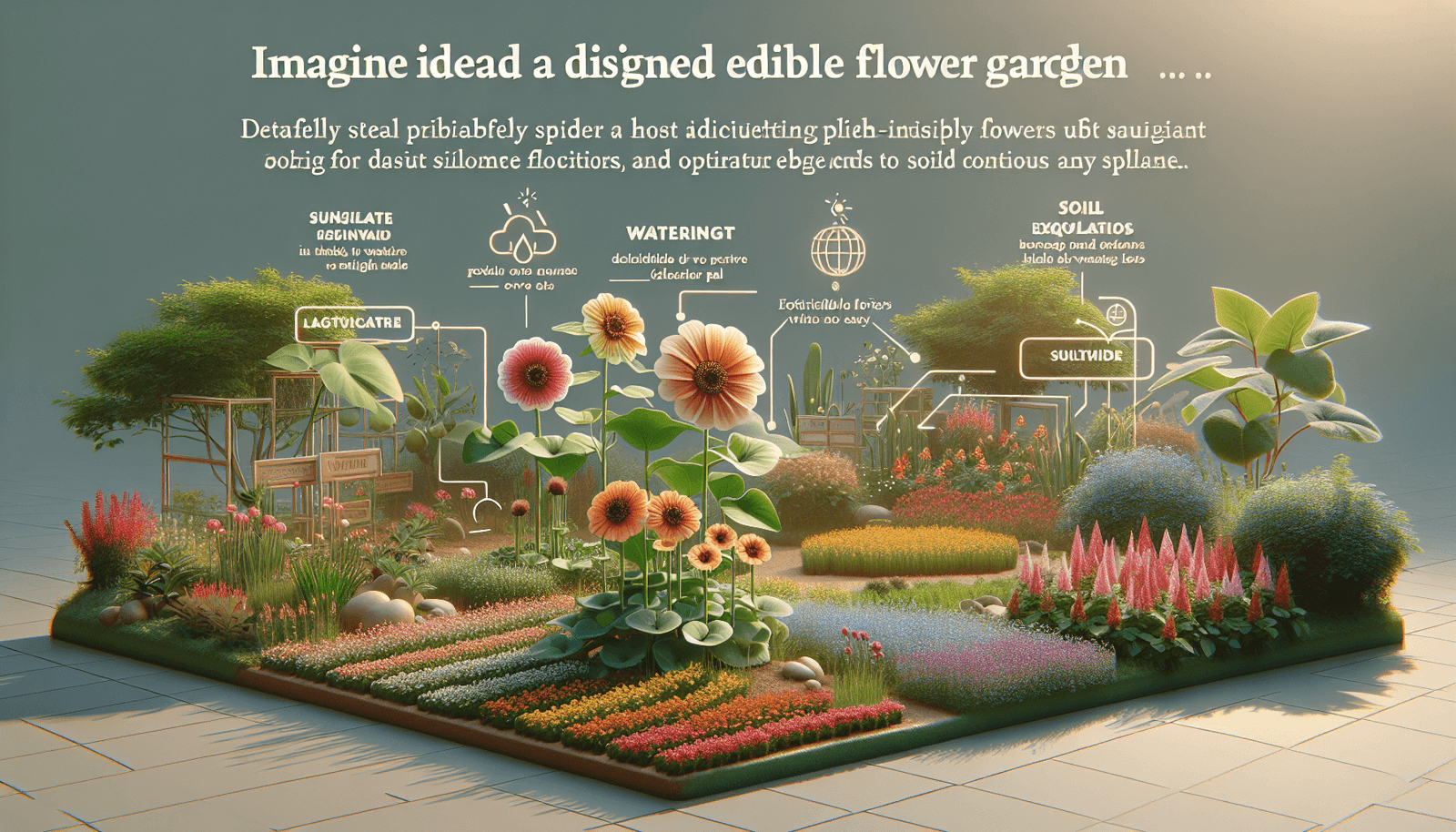 best ways to create an edible flower garden 4