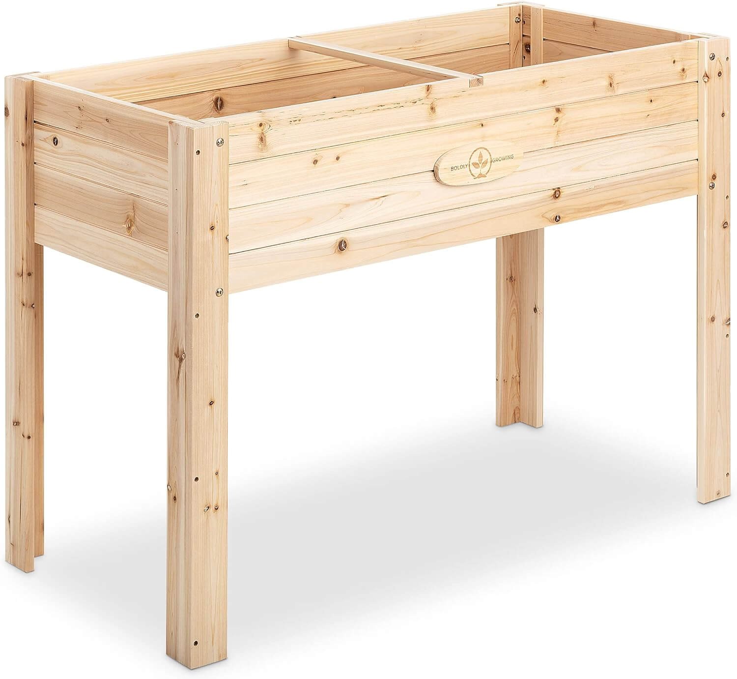 boldly growing cedar raised planter box with legs review