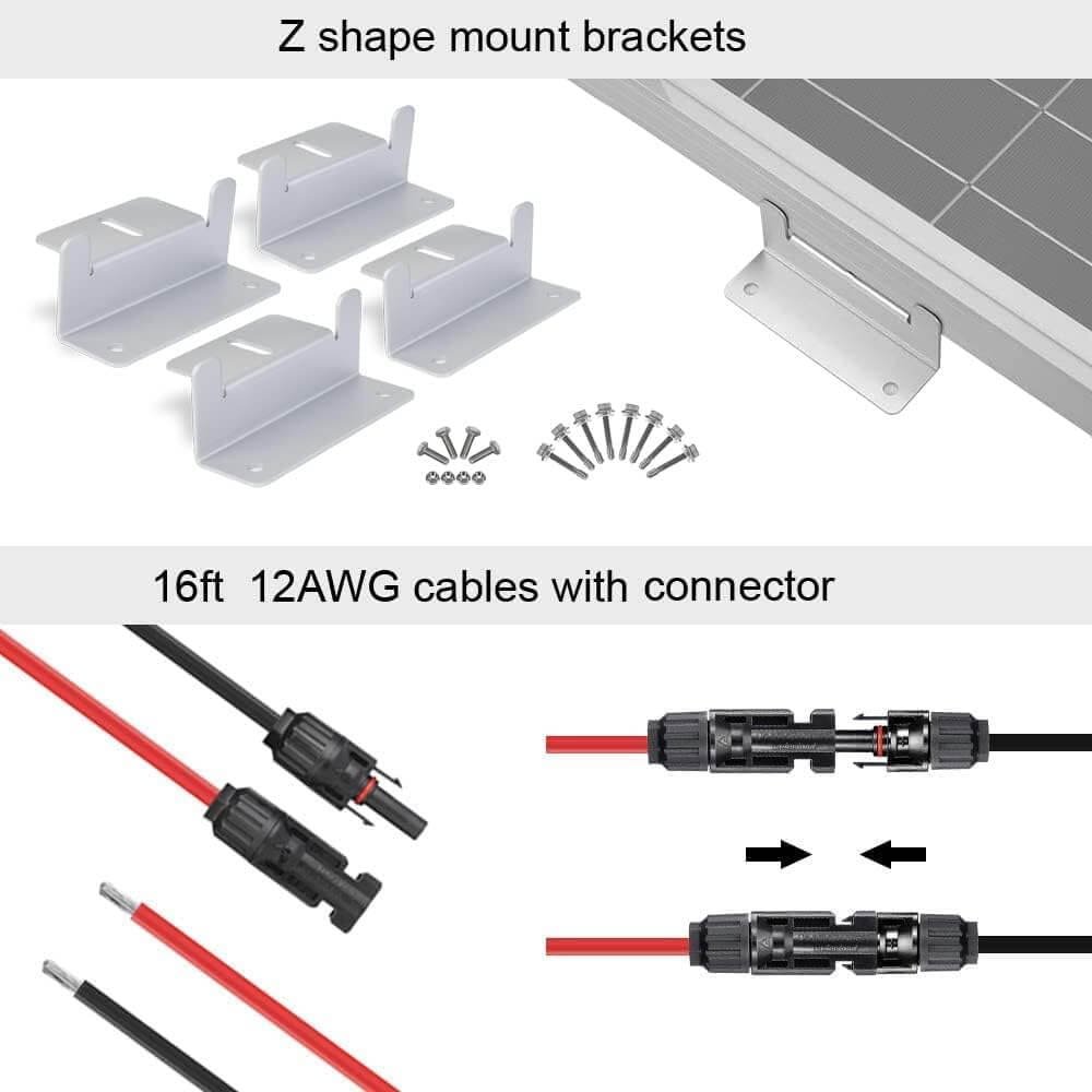 eco worthy 100 watt solar panel kit review