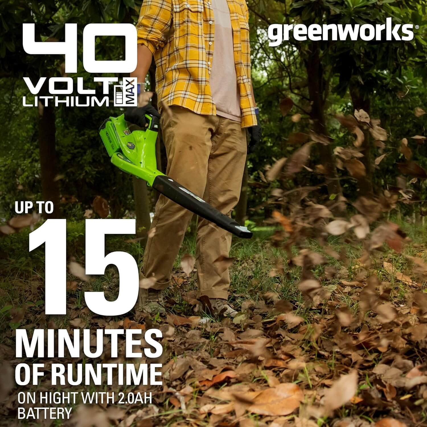 greenworks 40v leaf blower review