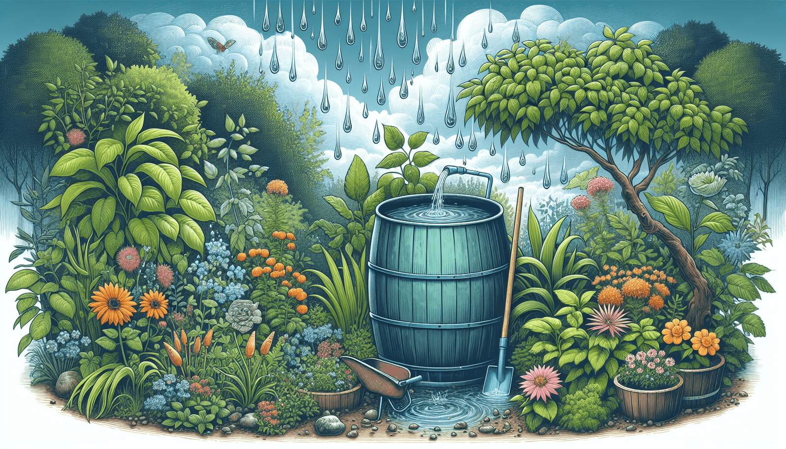 how to use rain barrels in your garden 4