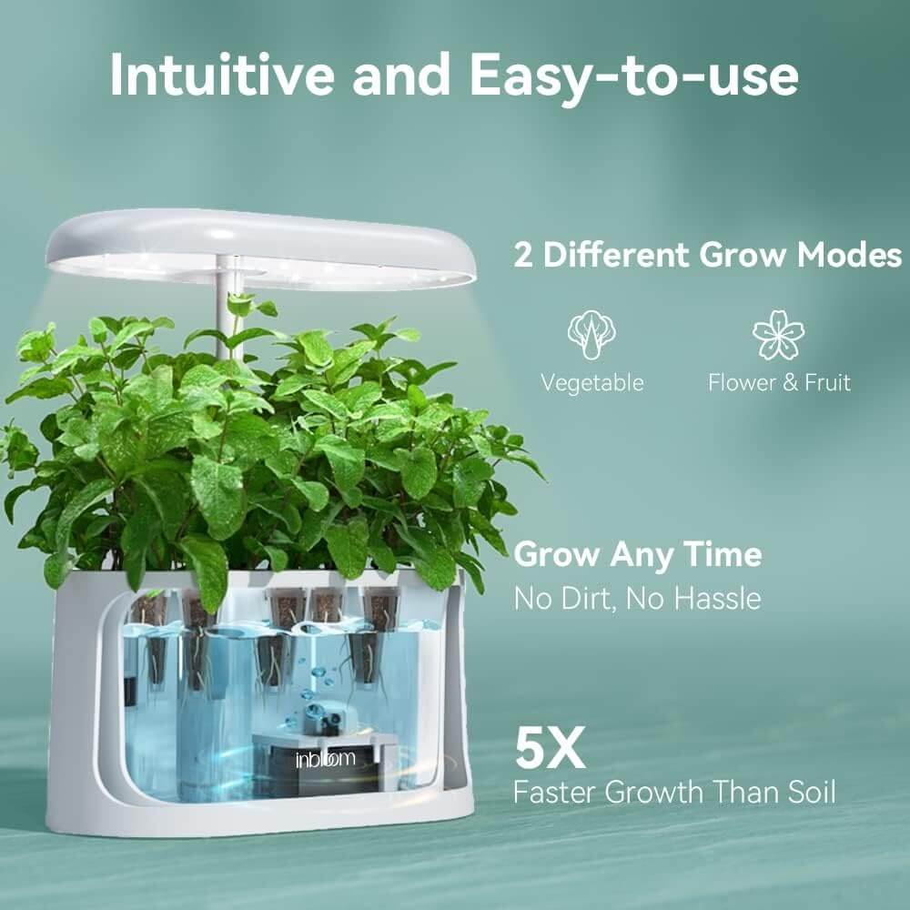 inbloom hydroponics growing system 10 pods review