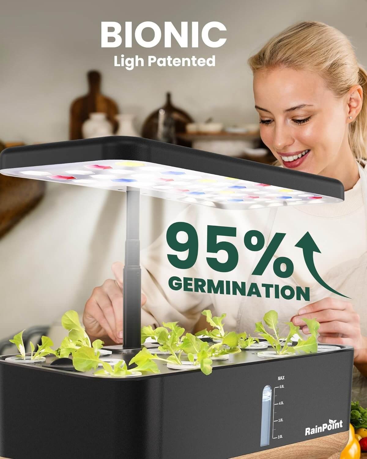 rainpoint indoor hydroponics growing system review