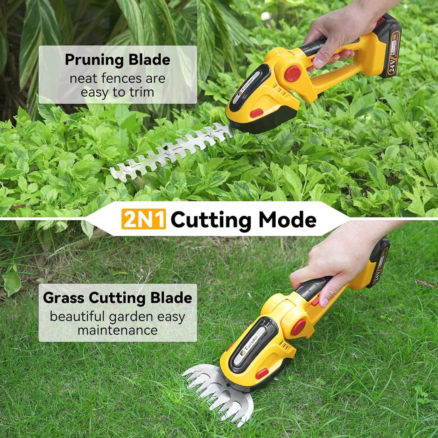 toovem hedge trimmer cordless review