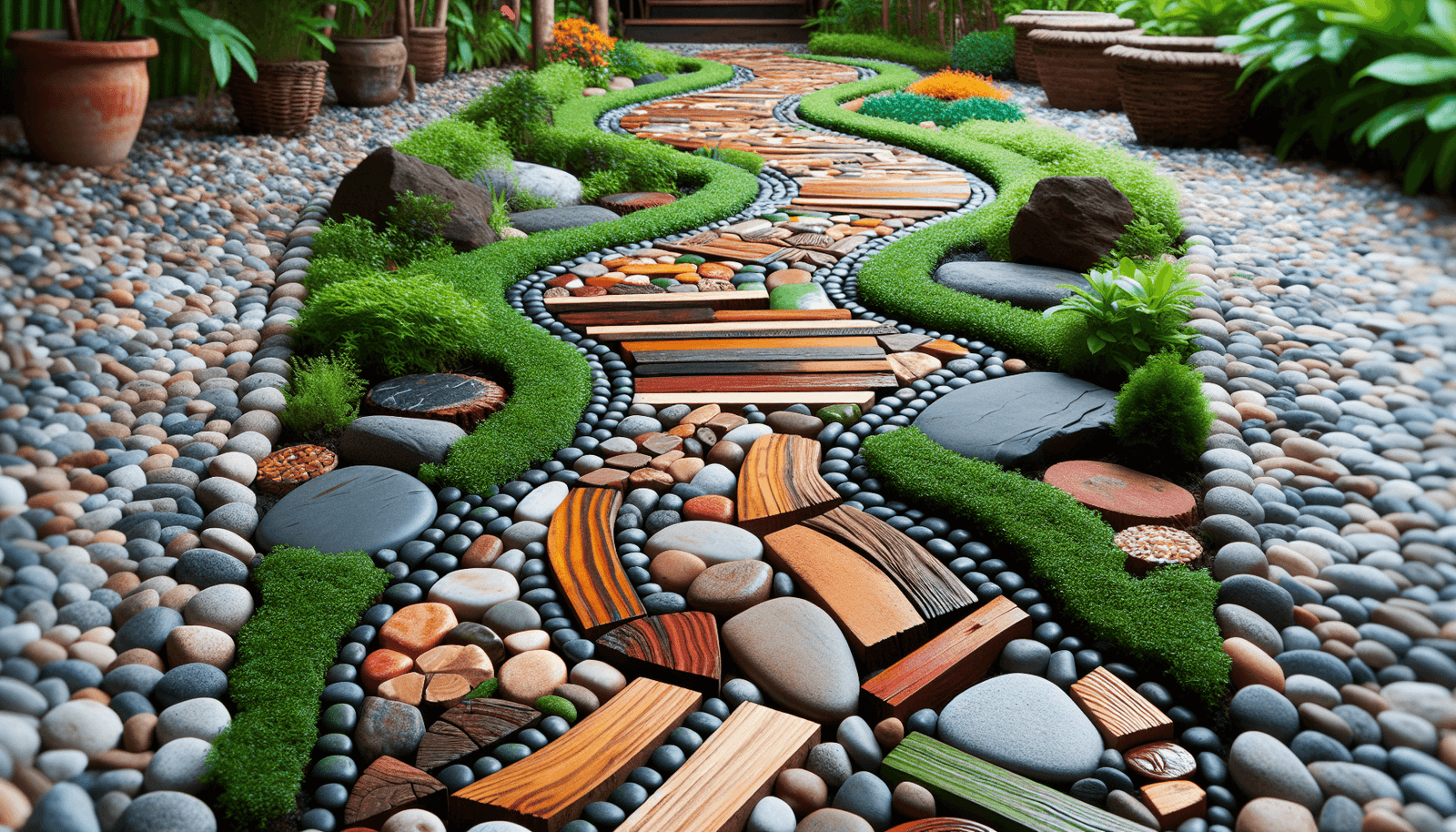 top 10 eco friendly ways to create garden pathways 4