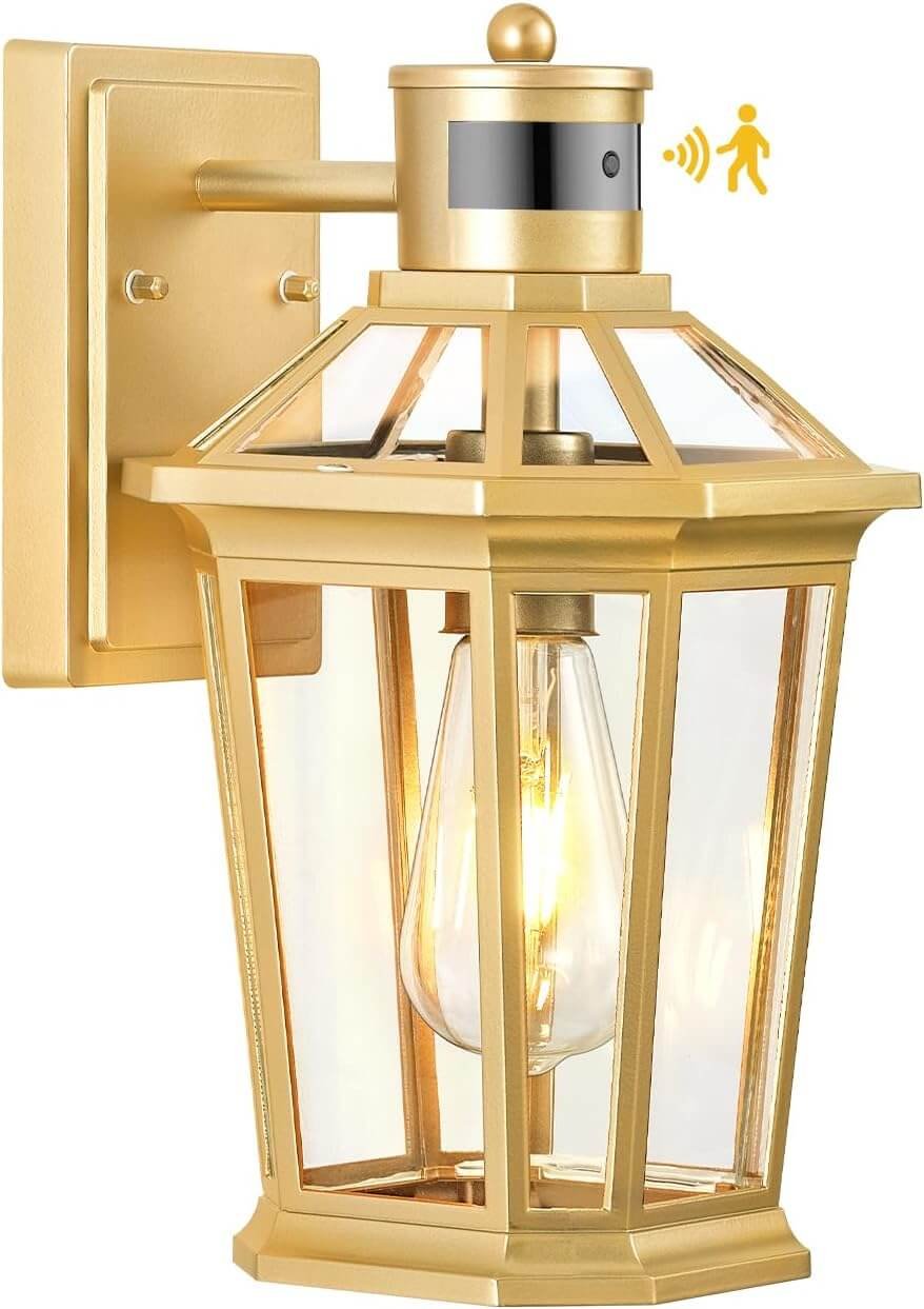 vianis gold outdoor wall lights review