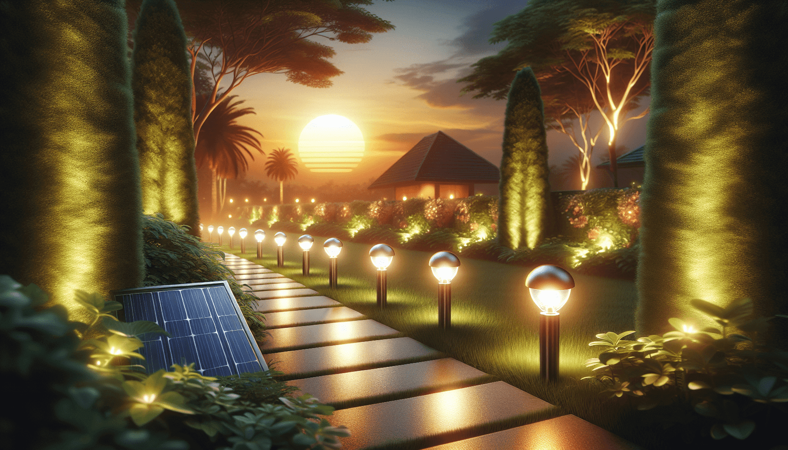 using solar power for garden lighting 1